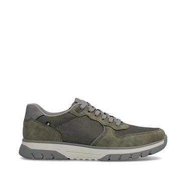 Rieker Men Oskar Laced Trainer - Khaki Combi